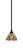 Toltec Lighting - 23-BC-9445 - One Light Mini Pendant - Stem - Black Copper