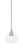 Toltec Lighting - 23-BN-202 - One Light Mini Pendant - Stem - Brushed Nickel