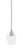 Toltec Lighting - 23-BN-210 - One Light Mini Pendant - Stem - Brushed Nickel