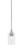 Toltec Lighting - 23-BN-300 - One Light Mini Pendant - Stem - Brushed Nickel