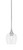 Toltec Lighting - 23-BN-4810 - One Light Mini Pendant - Stem - Brushed Nickel
