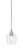 Toltec Lighting - 23-BN-4812 - One Light Mini Pendant - Stem - Brushed Nickel
