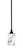 Toltec Lighting - 23-MB-3009 - One Light Mini Pendant - Stem - Matte Black