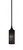 Toltec Lighting - 23-MB-4099 - One Light Mini Pendant - Stem - Matte Black