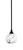 Toltec Lighting - 23-MB-4109 - One Light Mini Pendant - Stem - Matte Black