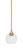 Toltec Lighting - 23-NAB-4102 - One Light Mini Pendant - Stem - New Age Brass