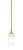 Toltec Lighting - 23-NAB-541 - One Light Mini Pendant - Stem - New Age Brass