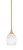 Toltec Lighting - 23-NAB-615 - One Light Mini Pendant - Stem - New Age Brass