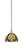 Toltec Lighting - 23-NAB-9945 - One Light Mini Pendant - Stem - New Age Brass