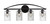 Toltec Lighting - 2404-DG-300 - Four Light Bath Bar - Marquise - Dark Granite