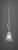 Toltec Lighting - 240-AS-721 - One Light Mini Pendant - Revo - Aged Silver