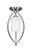 Toltec Lighting - 2417-BN-310 - One Light Semi-Flush Mount - Marquise - Brushed Nickel