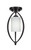 Toltec Lighting - 2417-DG-310 - One Light Semi-Flush Mount - Marquise - Dark Granite