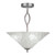 Toltec Lighting - 242-AS-411 - Three Light Semi-Flush Mount - Revo - Aged Silver