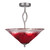 Toltec Lighting - 242-AS-716 - Three Light Semi-Flush Mount - Revo - Aged Silver