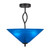 Toltec Lighting - 242-DG-415 - Three Light Semi-Flush Mount - Revo - Dark Granite