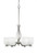 Toltec Lighting - 246-AS-615 - Six Light Chandelier - Revo - Aged Silver
