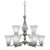 Toltec Lighting - 249-AS-729 - Nine Light Chandelier - Revo - Aged Silver