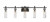 Toltec Lighting - 2515-MBBN-600 - Five Light Bath Bar - Salinda - Matte Black & Brushed Nickel