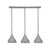 Toltec Lighting - 25-BN-427 - Three Light Multi Light Mini Pendant - Any - Brushed Nickel