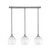 Toltec Lighting - 25-BN-4811 - Three Light Linear Pendalier - Any - Brushed Nickel