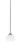 Toltec Lighting - 2601-BN-212 - One Light Mini Pendant - Odyssey - Brushed Nickel