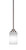 Toltec Lighting - 2601-BN-3001 - One Light Mini Pendant - Odyssey - Brushed Nickel