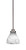 Toltec Lighting - 2601-BN-4769 - One Light Mini Pendant - Odyssey - Brushed Nickel