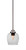 Toltec Lighting - 2601-BN-4812 - One Light Mini Pendant - Odyssey - Brushed Nickel