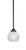 Toltec Lighting - 2601-MB-4101 - One Light Mini Pendant - Odyssey - Matte Black