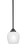 Toltec Lighting - 2601-MB-4811 - One Light Mini Pendant - Odyssey - Matte Black