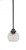 Toltec Lighting - 2601-MB-5110 - One Light Mini Pendant - Odyssey - Matte Black