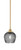 Toltec Lighting - 2601-NAB-4602 - One Light Mini Pendant - Odyssey - New Age Brass