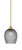 Toltec Lighting - 2601-NAB-4902 - One Light Mini Pendant - Odyssey - New Age Brass