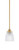 Toltec Lighting - 2601-NAB-500 - One Light Mini Pendant - Odyssey - New Age Brass