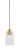 Toltec Lighting - 2601-NAB-530 - One Light Mini Pendant - Odyssey - New Age Brass
