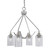 Toltec Lighting - 2604-BN-3002 - Four Light Chandelier - Odyssey - Brushed Nickel