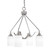 Toltec Lighting - 2604-BN-310 - Four Light Chandelier - Odyssey - Brushed Nickel