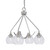 Toltec Lighting - 2604-BN-4100 - Four Light Chandelier - Odyssey - Brushed Nickel