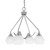 Toltec Lighting - 2604-BN-4101 - Four Light Chandelier - Odyssey - Brushed Nickel