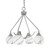 Toltec Lighting - 2604-BN-4109 - Four Light Chandelier - Odyssey - Brushed Nickel
