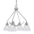 Toltec Lighting - 2604-BN-4760 - Four Light Chandelier - Odyssey - Brushed Nickel