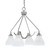 Toltec Lighting - 2604-BN-4761 - Four Light Chandelier - Odyssey - Brushed Nickel