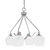 Toltec Lighting - 2604-BN-4811 - Four Light Chandelier - Odyssey - Brushed Nickel