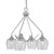 Toltec Lighting - 2604-BN-4812 - Four Light Chandelier - Odyssey - Brushed Nickel