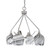 Toltec Lighting - 2604-BN-4819 - Four Light Chandelier - Odyssey - Brushed Nickel