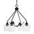 Toltec Lighting - 2604-MB-4810 - Four Light Chandelier - Odyssey - Matte Black