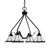 Toltec Lighting - 2604-MB-9125 - Four Light Chandelier - Odyssey - Matte Black