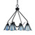 Toltec Lighting - 2604-MB-9325 - Four Light Chandelier - Odyssey - Matte Black