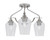 Toltec Lighting - 2607-BN-210 - Three Light Semi-Flush Mount - Odyssey - Brushed Nickel